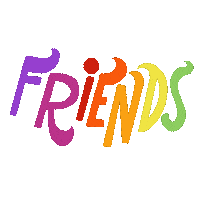 Friends Gay Sticker