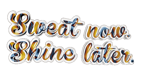 Working Out Sticker