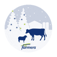 Christmas Snow Sticker by ForFarmers