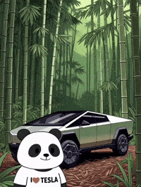 Elon Musk Tesla GIF by Pandu Pandas