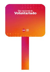 Volunteer Voluntario Sticker by AACD OFICIAL