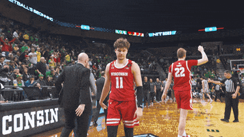 Badgers Basketball Whatever GIF by Wisconsin Badgers