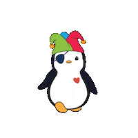 Confused On My Way Sticker by Pudgy Penguins