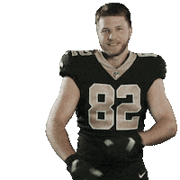 Happy Football Sticker by New Orleans Saints