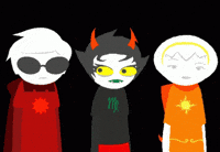Dave Strider Rose Lalonde GIF