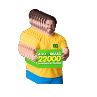deputadoalexbrasil bolsonaro 22000 carlos bolsonaro jorginho mello Sticker