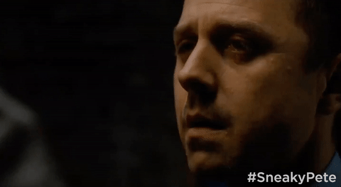 season 1 crying GIF by Sneaky Pete