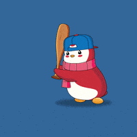 Major League Baseball GIF by Pudgy Penguins