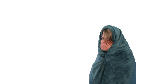 Sad Blanket Sticker by Marijkeswereld