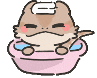玩水 Bearded Dragon Sticker