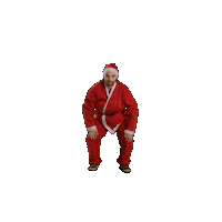 Happy Santa Claus Sticker by Simone Arena