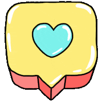 Heart Beat Love Sticker by BOMBONATOR_WOLPH