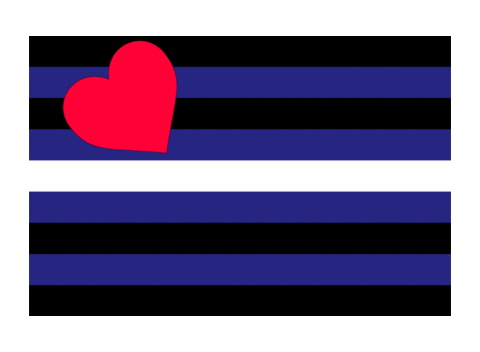 Flag Leather Sticker by Yes Sir