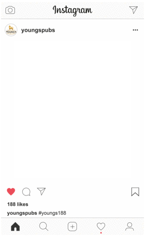 Likes Frame Sticker by Young's Pubs