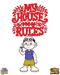 Serious House Rules Sticker by Zhot Music