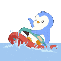 Happy Lets Go Sticker by Pudgy Penguins