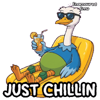 Summer Chilling Sticker by VeeFriends
