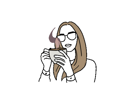 maedchenflohmarkt giphyupload coffee good morning tea Sticker