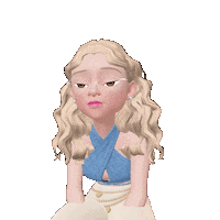 Cute Girl Sticker