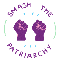 michelelawniczak smash the patriarchy michelelawniczak Sticker