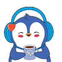 Good Morning Coffee Sticker by Pudgy Penguins