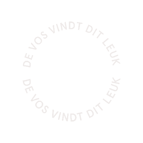 Vosleuk Sticker by De Barbaren