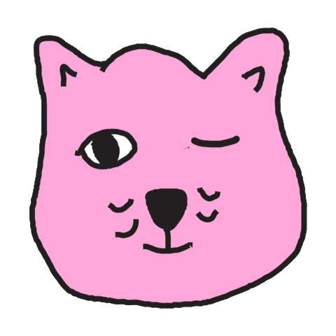 Cat Hello Sticker by doña batata