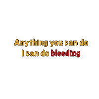 Blood Bleeding Sticker
