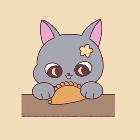 Hungry Curry Puff GIF by Mira & Ink