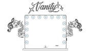 Beauty Hollywood Sticker by Vanity Mirror MY Store