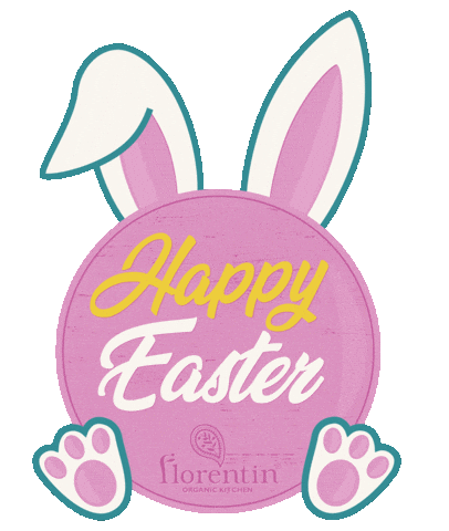 Bunny Easter Sticker by Florentin Organic Kitchen