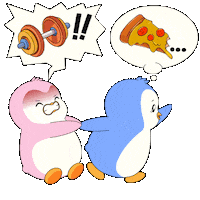 I Love You Fitness Sticker by Pudgy Penguins