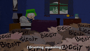 scared kyle broflovski GIF by South Park 