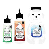 Crafting Glue Sticker by Bearly Art