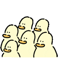 420gram00 laugh character duck banana Sticker