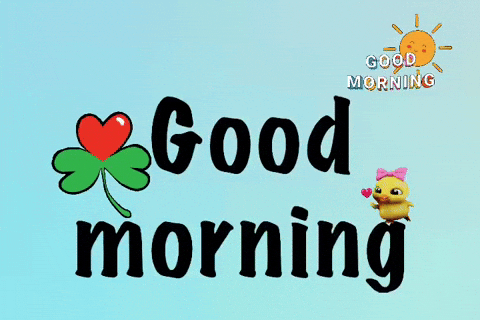 Good Morning Text GIF
