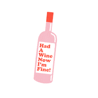 Drink Wine Sticker