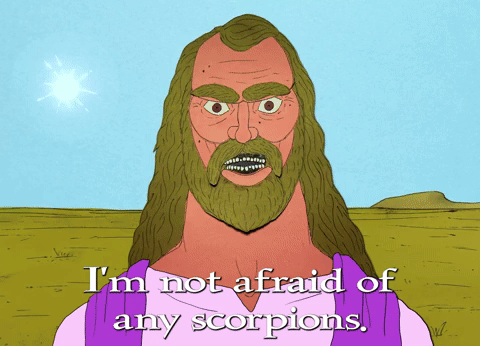 I'm Not Afraid Of Any Scorpions Nor Snakes