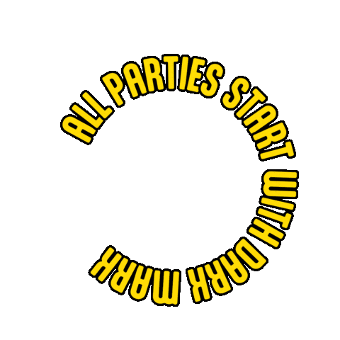 dark-mark giphyupload party partystarter party starter Sticker