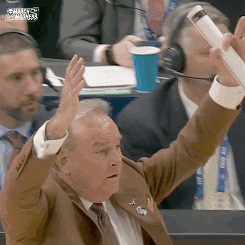 Angry College Basketball GIF by NCAA March Madness
