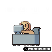 Computer Throw Sticker by HotDogs