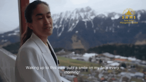 Once In A Lifetime Switzerland GIF by Swiss Hotel Management School