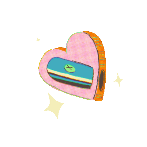 Heart Girl Sticker