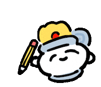 cankingsketch 微笑 鉛筆 畫畫 canking Sticker
