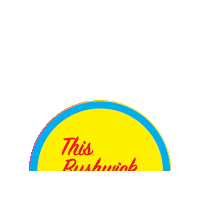 Neon Flashing Sticker by This Bushwick Life
