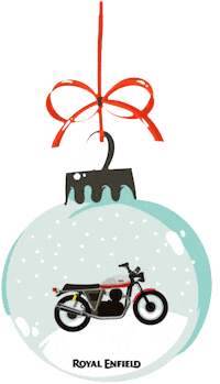 Merry Christmas Sticker by Royal Enfield