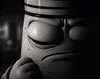 Scared Black And White GIF by SALT