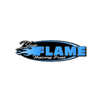 blueflameracingfuel blue racing flame fuel Sticker