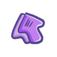 Arrow Lilac Sticker