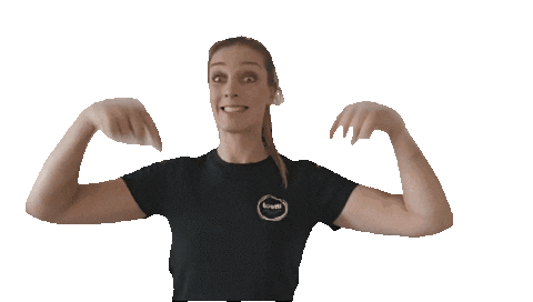 Toetti giphyupload down under toetti toscavaneck Sticker